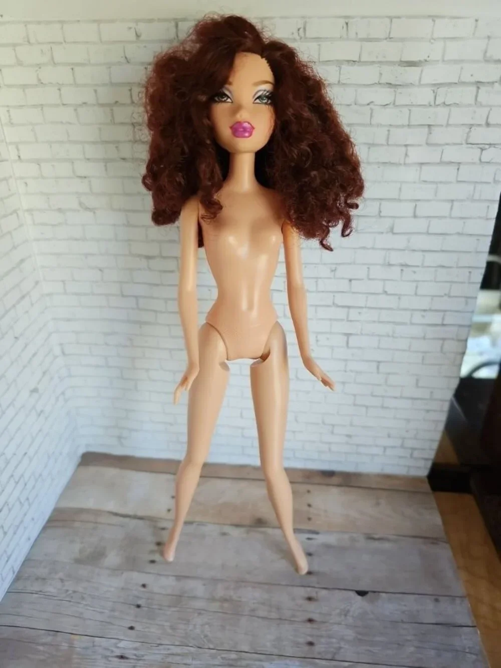 Mattel 2000s Sailor Sweeties Chelsea Doll Nude Curly Brown Hair Rare My Scene